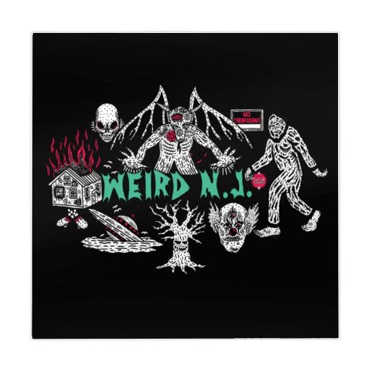 Space Bat Killer Design Mahjong Mats