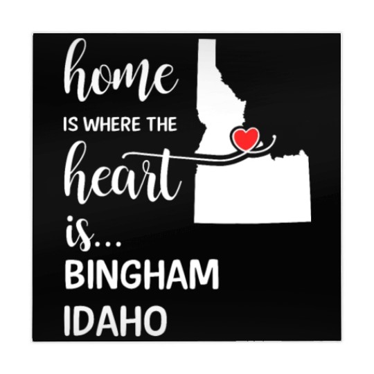 Bingham County Idaho Is Where My Heart Is Cool Mahjong Mats