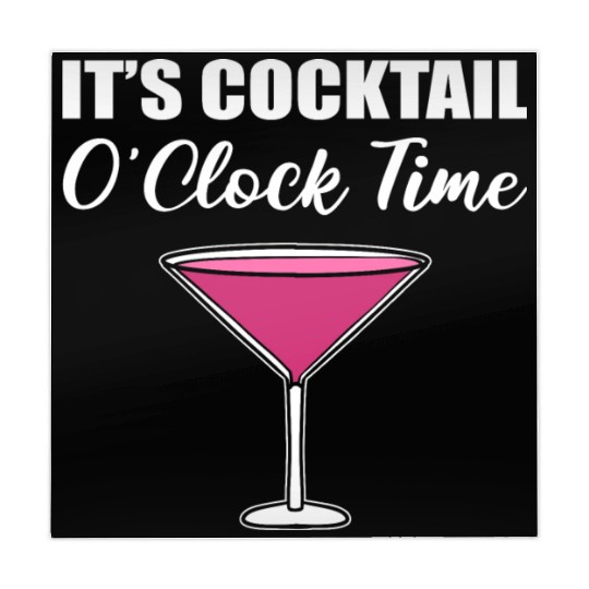 Cocktail O'clock Time Mexican Drinker Gift Mahjong Mats