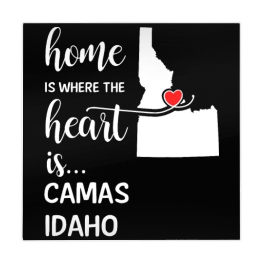 Camas County Idaho Is Where My Heart Is Cool Gift Mahjong Mats