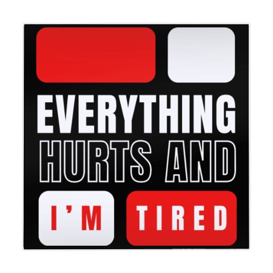 Everything hurts and i'm tired Mahjong Mats