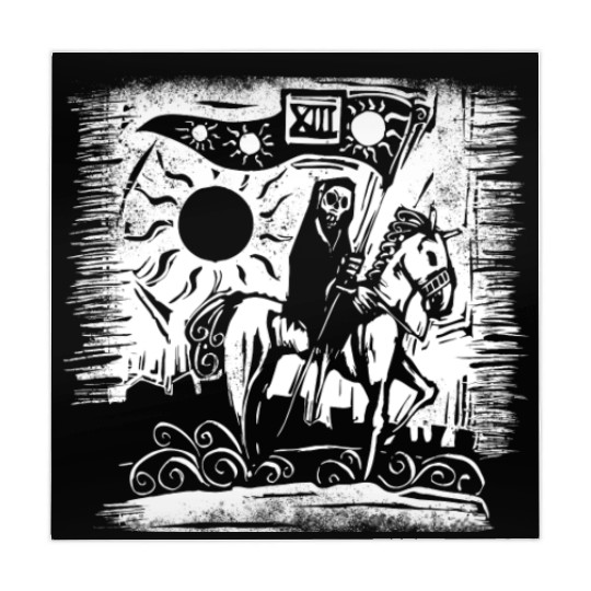 Tarot Death Card Blackcraft Mahjong Mats