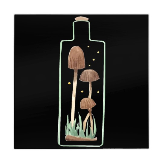 Mushroom and Firefly Terrarium Mahjong Mats
