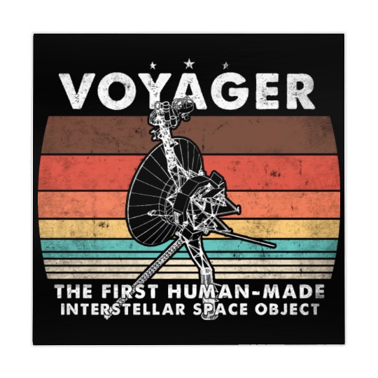 Voyager 1977 Retro Space Probe Mission Mahjong Mats