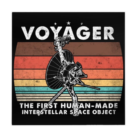 Voyager 1977 Retro Space Probe Mission Mahjong Mats