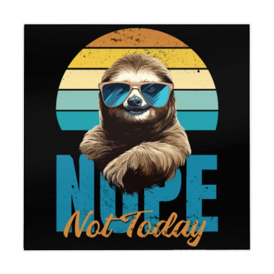 Nope Not Today Sloth Love Chill Mode Mahjong Mats