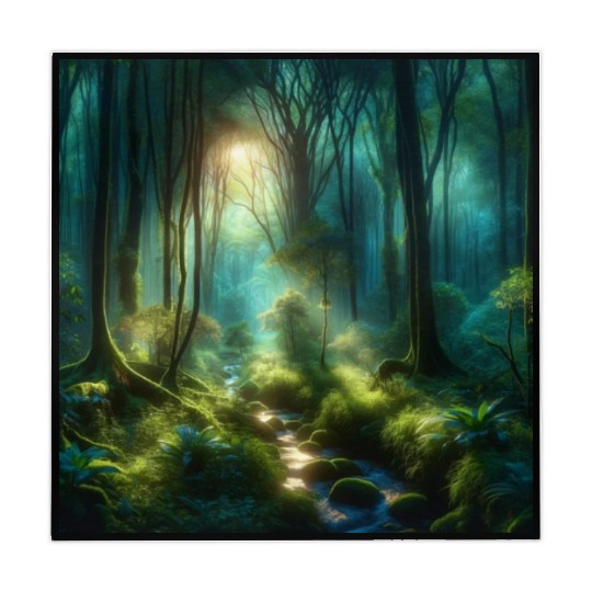 Twilight Enchantment A Mystical Forest Scene Mahjong Mats