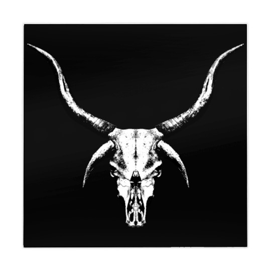 Alien cattle skull Mahjong Mats