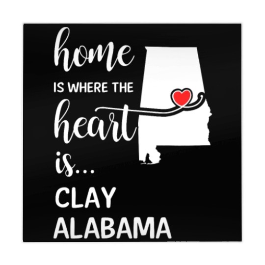 Clay County Albm Is Where My Heart Is Cool Gift Mahjong Mats