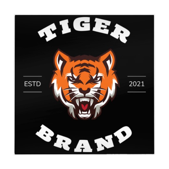 Bold Tiger Stripes: Black and Orange Mahjong Mats