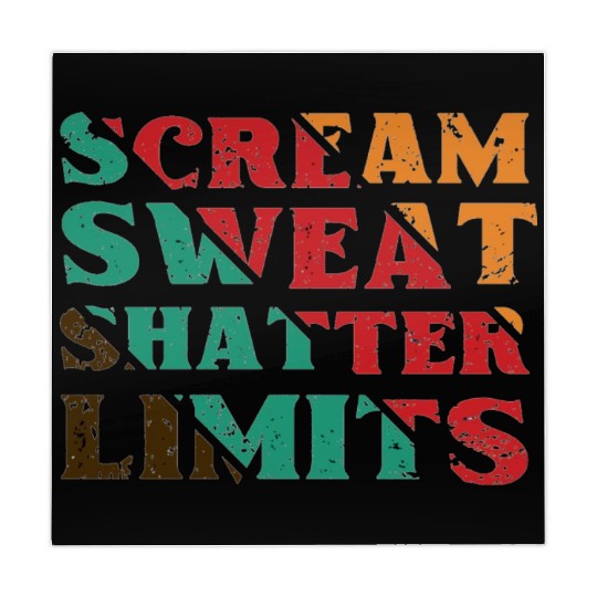 Scream Sweat Shatter Limits Mahjong Mats For Sale