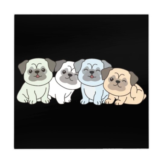 Unlabeld Flag Pride Lgbtq Cute Pug Mahjong Mats