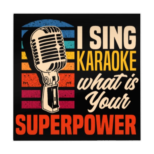 Funny Karaoke Singer Singing Musician Karaoke Gift Mahjong Mats