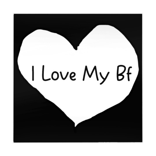 I love My Bf | gift for boyfriend in valentines Mahjong Mats