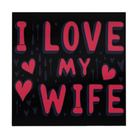 I love my wife I heart my wife Mahjong Mats