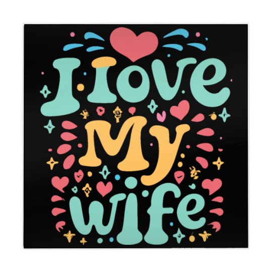 I love my wife I heart my wife GIFT Mahjong Mats