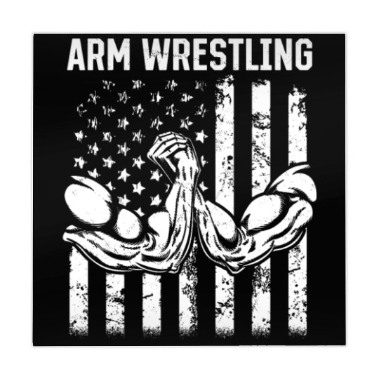 Arm Wrestler Armwrestling Arm Wrestling US Flag Mahjong Mats