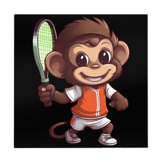 Monkeys in Tennis and Badminton Duel - Hilarious Mahjong Mats