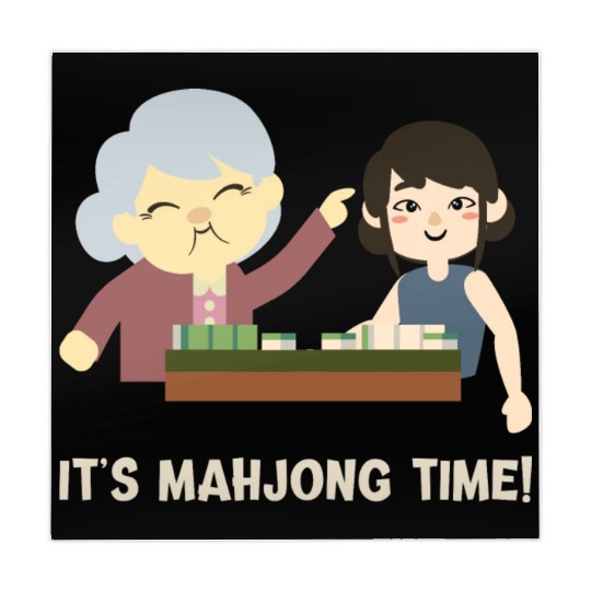 It's Mahjong Time - Grandma Granddaughter Mahjong Mats
