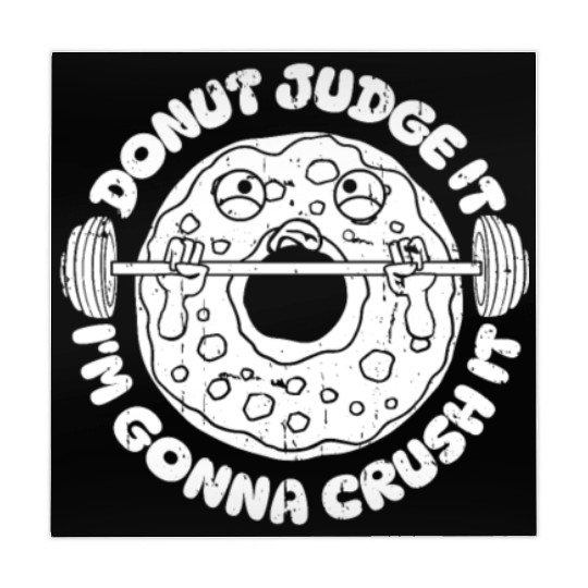 Fitness Donut Funny Donut Gym Mahjong Mats
