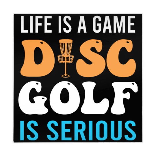 Life Is A Game Disc Golf Is Serious Mahjong Mats