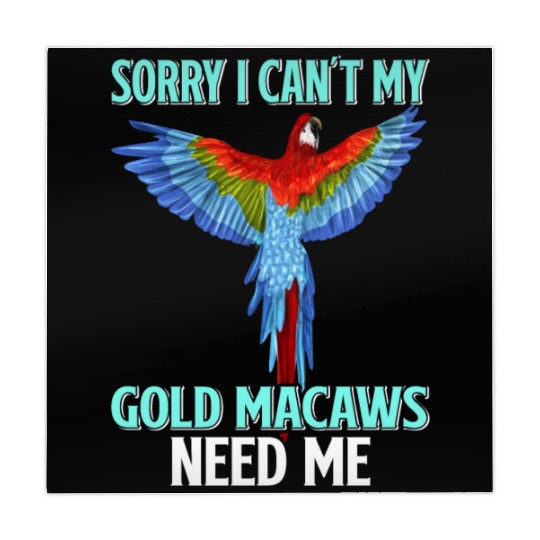 Gold Macaw Ornithologist Enthusiast Gift Mahjong Mats
