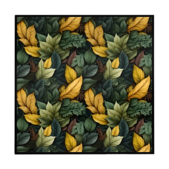 Fall Leaves Pattern Mahjong Mats