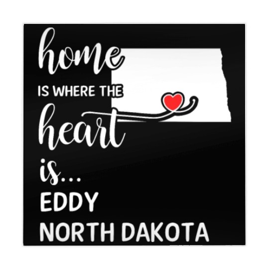 Eddy County North Dakota Is Where My Heart Is Gift Mahjong Mats
