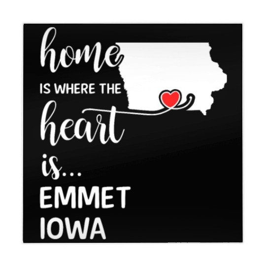 Emmet County Iowa Is Where My Heart Is Gift Mahjong Mats