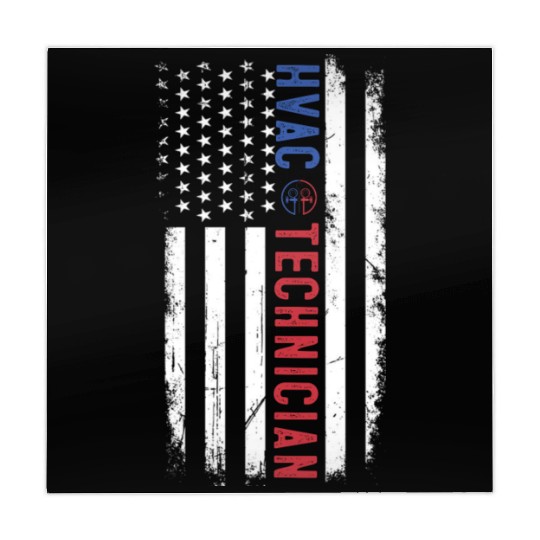 HVAC Technician US American Flag HVAC Mechanic Mahjong Mats