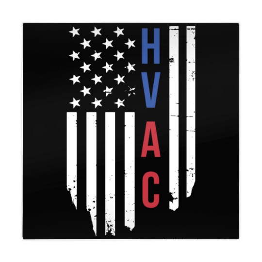 HVAC Technician US American Flag HVAC Mechanic Mahjong Mats