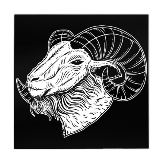 Baphomet Goat Devil Horn Head Mahjong Mats