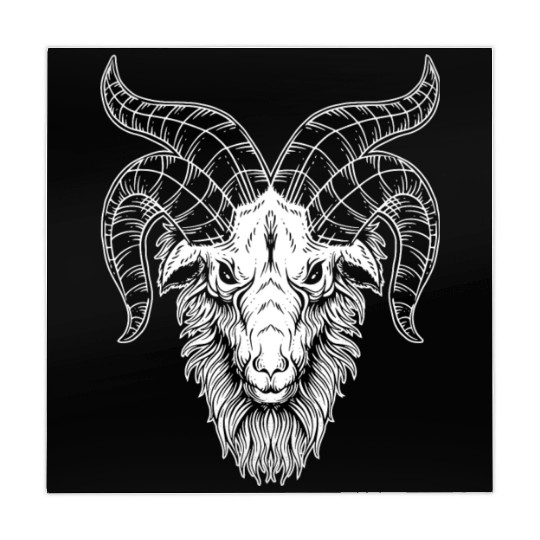 Devil Baphomet Goat Head Mahjong Mats
