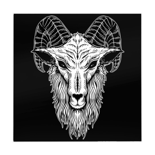 Baphomet Goat Devil Head Mahjong Mats