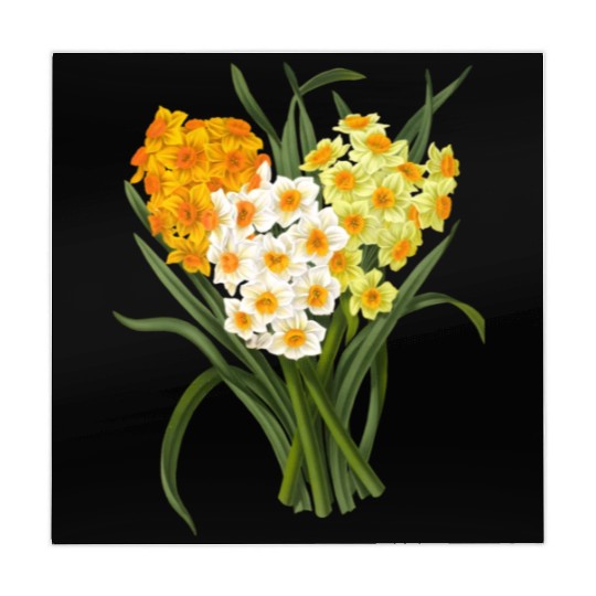Daffodil Bunch Daffodils He Daffodil Mahjong Mats
