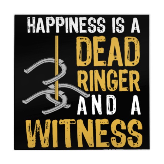 Funny Dead Ringer Horseshoe Pitching Mahjong Mats