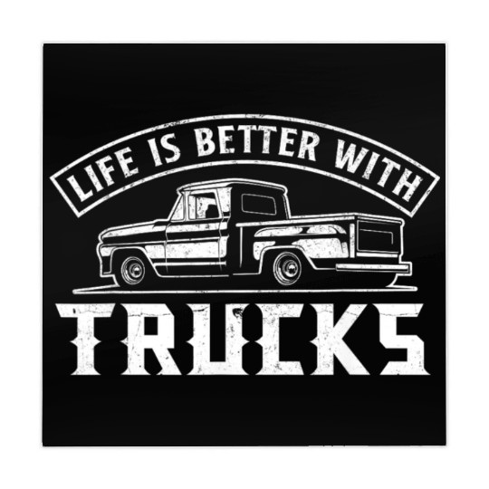 Truck Driver Pickup Trucks Mahjong Mats