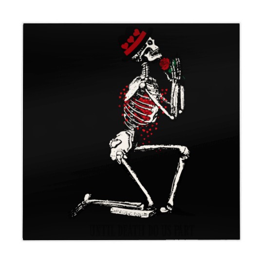 Skeleton Until Death Do Us Part Mahjong Mats