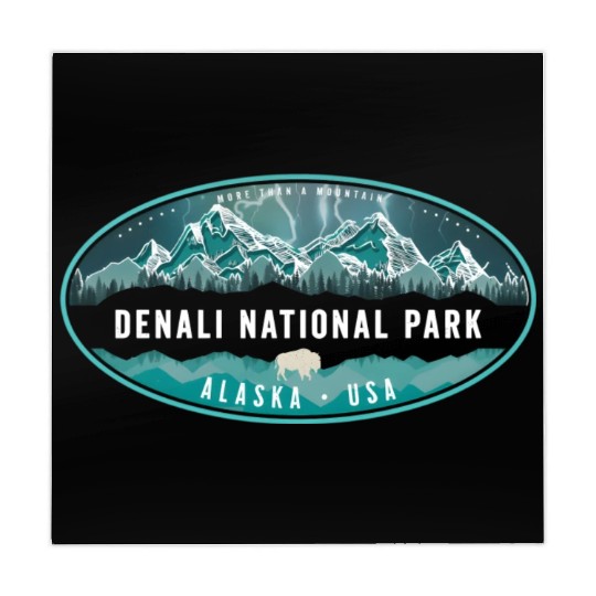 Denali National Park Alaska Hiking Camg Mahjong Mats