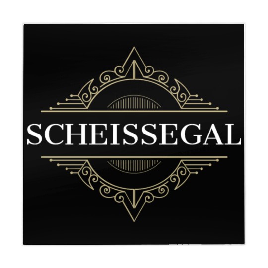 SCHEISSEGAL with whisky charm (don't give a shit) Mahjong Mats