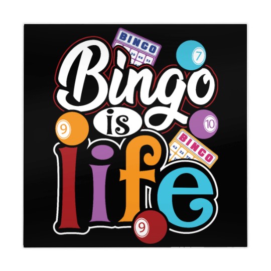 Bingo Is Life Bingo Player Bingo Caller Mahjong Mats