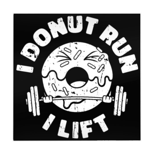 Fitness Donut Funny Donut Gym Mahjong Mats