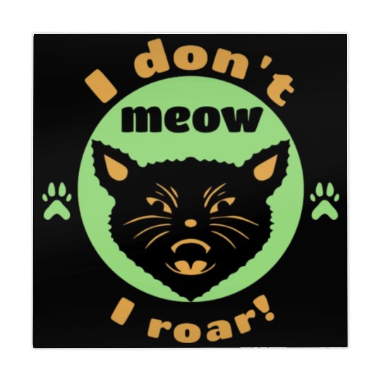 I don't meow, I roar! Mahjong Mats