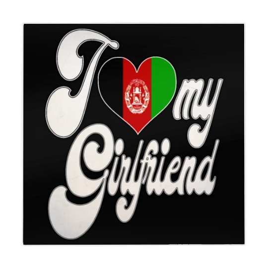 AfghanI Love My Afghanistan Girlfriend Mahjong Mats