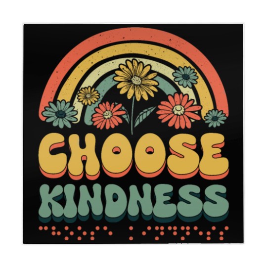 Choose Kindness Braille Alphabet Braille Language Mahjong Mats