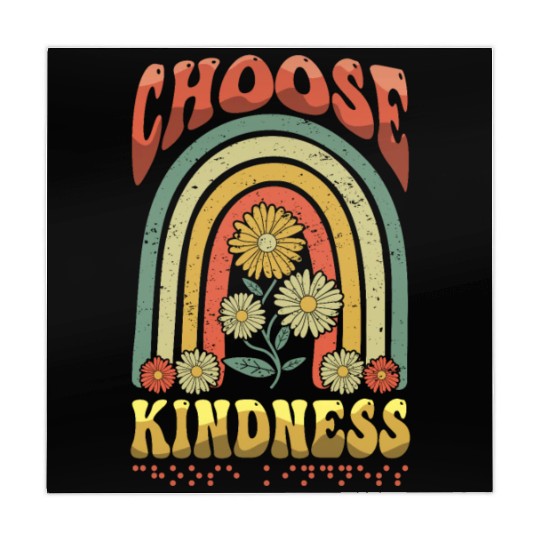 Choose Kindness Braille Alphabet Braille Retro Mahjong Mats