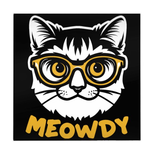 Meowdy Funny Kitty Michigan Gift Mahjong Mats