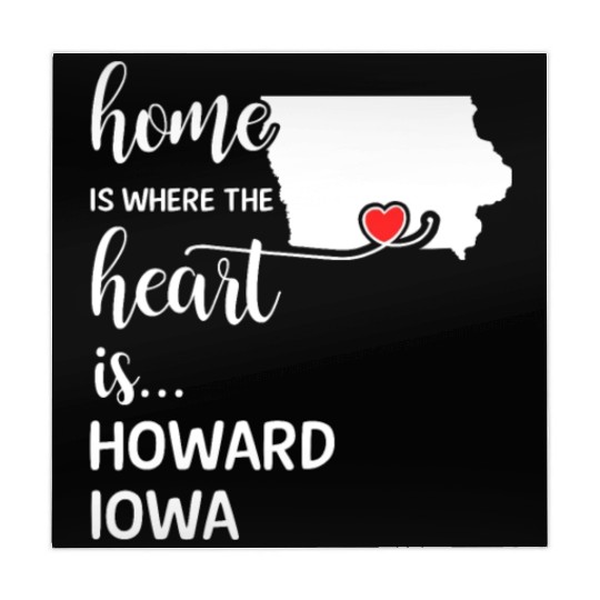 Howard County Iowa Is Where My Heart Is Gift Mahjong Mats