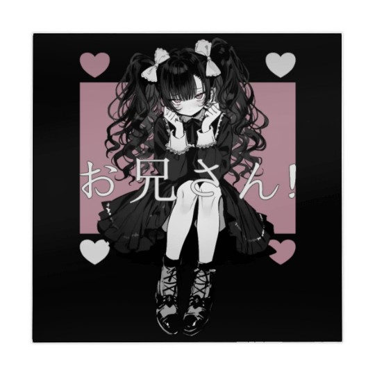 Gothic Maid Anime Harajuku Yami Kawaii Aesthetic Mahjong Mats