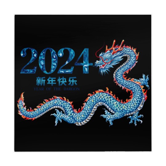 Dragon's Roar: Year of the Dragon 2024 Red Mahjong Mats